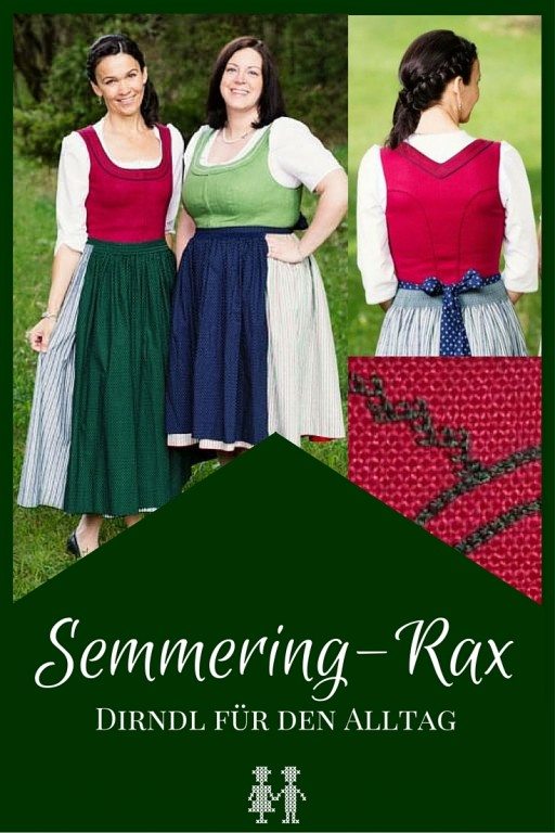 Das Semmering-Rax Dirndl ist ein wunderschönes Alltagsdirndl aus der Weltkulturerberegion Semmeringbahn.