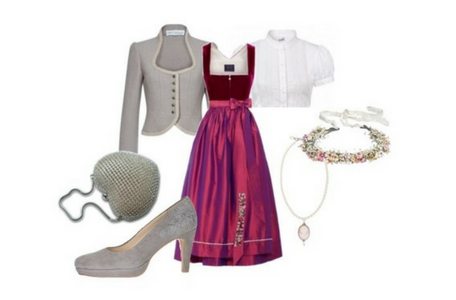 Schneerose Dirndl-Style