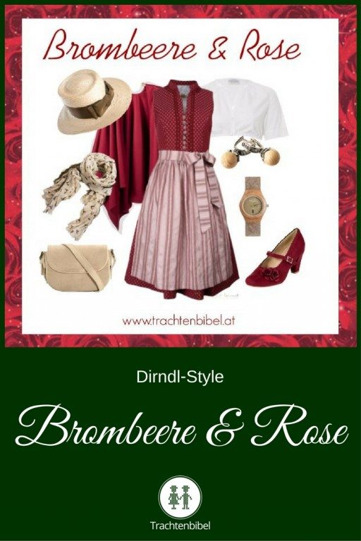 Dirndl-Style Brombeere & Rose zum Nachshoppen