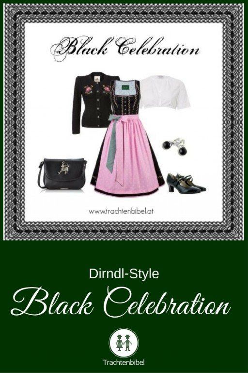 Ein tolles Outfit in Schwarz und Rosa ist der Dirndl-Style Black Celebration zum Nachshoppen. @trachtenbibel folgen und Trends entdecken!